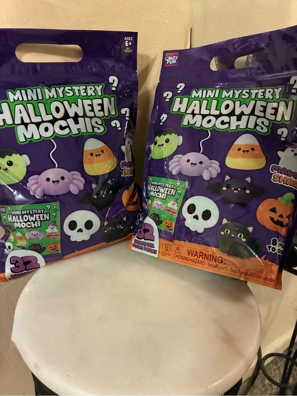 Mini Mystery Halloween Mochis (2 x 32count) 64 total.